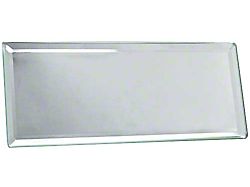 Model A Ford Inside Rear View Mirror Glass - 2-1/2 X 6 - Beveled Edges - Offers Better Visibility