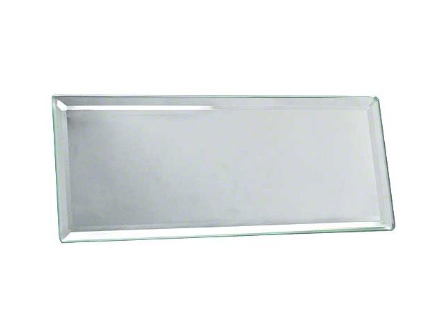 Model A Ford Inside Rear View Mirror Glass - 2-1/2 X 6 - Beveled Edges - Offers Better Visibility