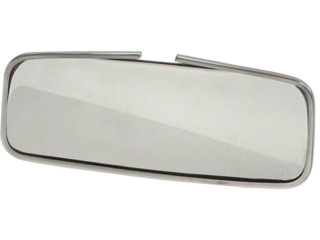 Model A Ford Interior Mirror Head - Stainless Steel Tube With Stainless Steel Back