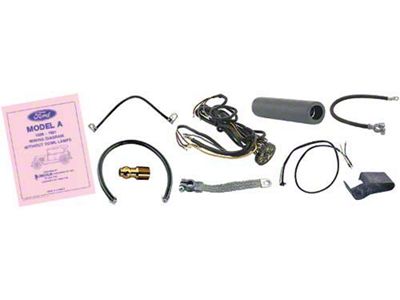 Wire & Lighting Harness Kit/ Complete- W/out Cowl Lamps (1928-1931 Model A; 1928-1931 Model AA)