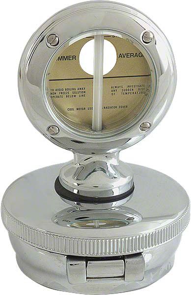 Moさん専用 Ecklers Moto-Meter - Chrome - Plain Trim - Includes Cap (1930-1931