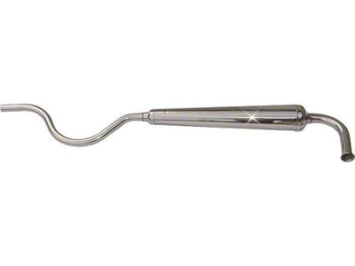 Stainless Steel Muffler; Polished (28-31 Model A)
