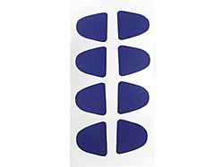 Outer Bumper Clamp Decals - Self Adhesive Stickers (1928-1931 Model AA; 1929-1930 Model A)
