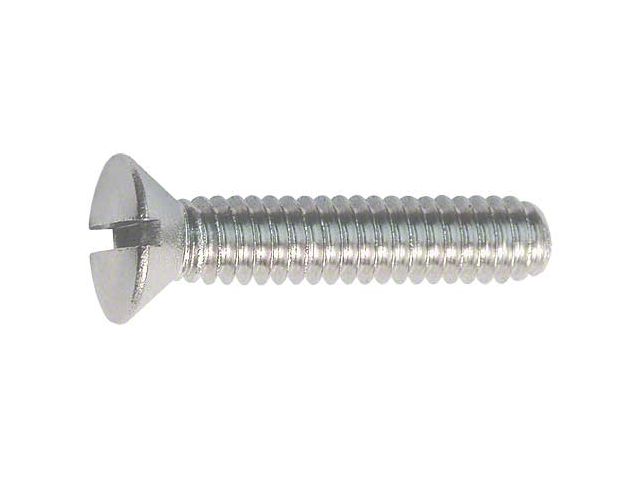 Model A Ford Oval Head Machine Screw - 1/4-20 X 1-1/4 - Stainless Steel - Slotted