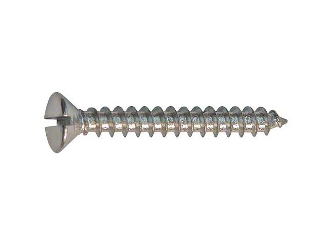 Model A Ford Oval Head Sheet Metal Screw - 10 X 1-1/2 - Slotted