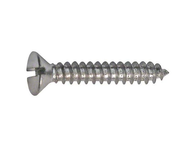 Model A Ford Oval Head Sheet Metal Screw - 8 X 1 - Slotted