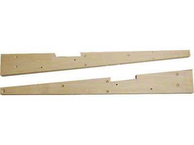 Model A Ford Pickup Bed Sill Set - 2 Pieces - For Wide Bed (For Late-1931 Model A Ford pickup bed)