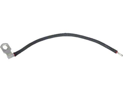 Model A Ford Pig Tail Wire - For The Distributor Lower Plate - Cloth Braided Black Wire