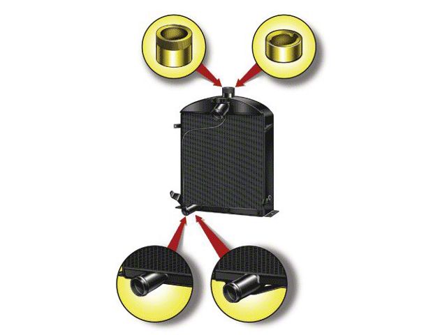 Radiator; Flat Tube (28-29 Model A, Model AA)