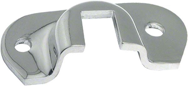 Polished Stainless Steel Radiator To Firewall Rod Brackets For 1928-1932 Ford - Pair