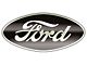 Model A Ford Radiator Emblem - Black On Chrome Script - Canadian Version