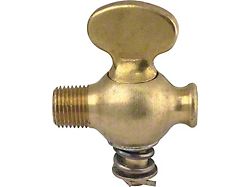 Model A Ford Radiator Petcock - Original Design - Brass - Excellent Reproduction