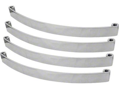 Rear Bumper Bar Set - Chrome - Slant Windshield Town Sedan Only (1931 Model A)