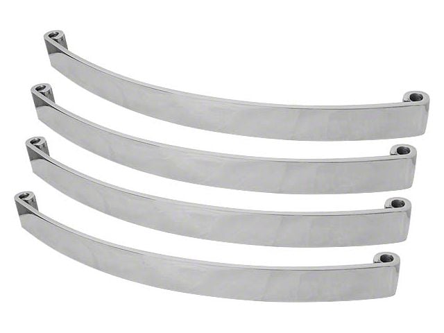 Model A Ford Rear Bumper Bar Set - Chrome - Slant Windshield Town Sedan Only