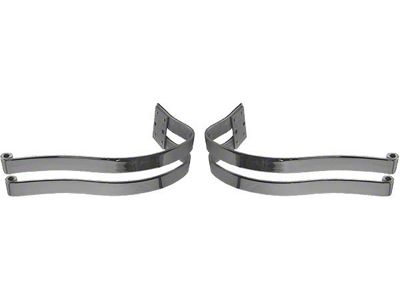 Model A Ford Rear Bumper Bar Set - Polished Stainless Steel- 1928-29 Only