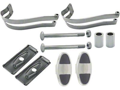 Model A Ford Rear Bumper Master Kit - Polished Stainless Steel - Late 1928-29 Only