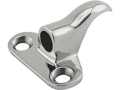 Model A Ford Rear Hood Hinge Retainer - Stainless Steel - Proper Curvature To Cowl Band