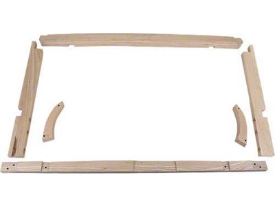 Model A Ford Rear Roll Down Window Wood Kit - 1930-31 CoupeOnly