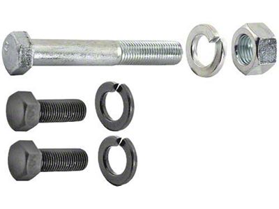 Model A Ford Rear Spare Tire Mounting Bolt Set - For Coupe & Sport Coupe & Roadster & Cabriolet