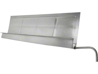 Model A Ford Rear Window Drain Pan - For Roll-Down Rear Window