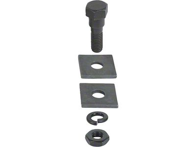 Model A Ford Rumble Lid Hinge Pivot Bolt Set - Black Oxide - 10 Pieces