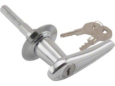 OPR Model A Ford Rumble & Trunk Locking Handle - Die-Cast Chrome - Includes 2 Keys