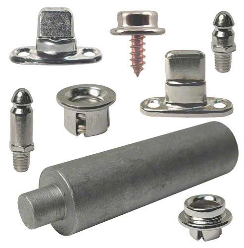 Ecklers Side Curtain Fastener Set - Roadster Pickup - 34 Piece Set ...