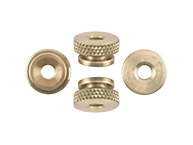 Model A Ford Spark Plug Nut Set - 4 Pieces - Fits Champion 3X Plugs