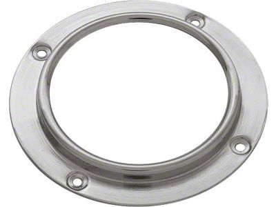 Model A Ford Speedometer Bezel - Nickel - For Round Northeast Speedometer - Mid 1930-1931