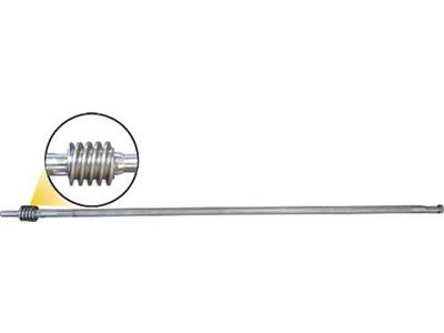 OPR 28-29 /7 Tooth Steering Shaft W/ Worm/ Splined Only (Accepts splined 1928-1929 steering wheels only)