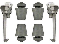 Model A Ford Stone Guard J Clip Hardware & Bumper Kit