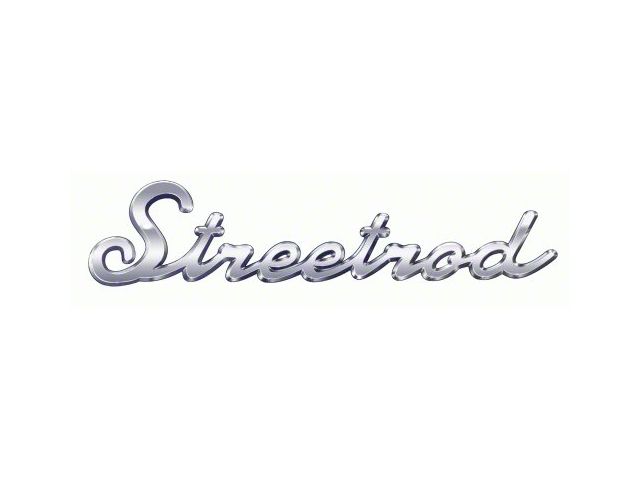 Model A Ford Streetrod Emblem - Die Cast Chrome Plated