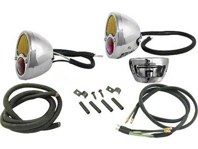 Tail Light Kit/ With Stainless Steel Lamps/ 30-31