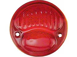 Model A Ford Tail Light Lens - Glass - Red (Used from beginning of Model A production)
