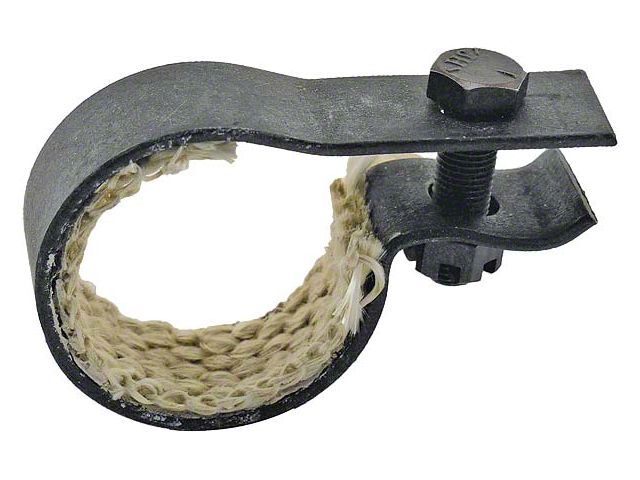 Model A Ford Tail Pipe Clamp - Non-Original Style - Lined With Insulating Material