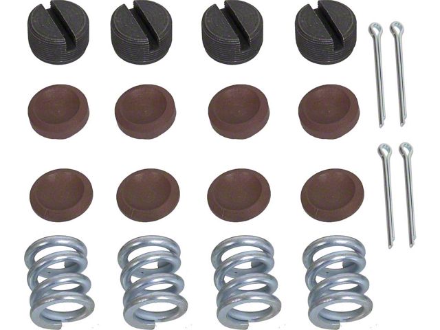 Model A Ford Tie Rod Or Drag Link Rebuild Kit - Teflon Impregnated With Bronze - 20 Pieces
