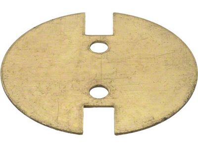 Model A Ford Tillotson Carburetor Choke Shutter Plate - Brass