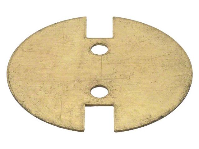 Model A Ford Tillotson Carburetor Choke Shutter Plate - Brass