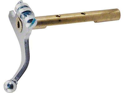 Model A Ford Tillotson Carburetor Throttle Shaft & Lever - Standard Size