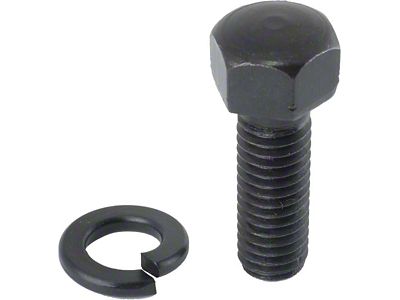 Model A Ford Front Timing Gear Cover Bolt Set - 14 Pieces -Original Type - Black Oxide - Dome Head