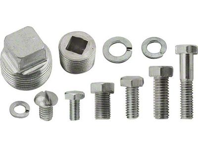 Model A Ford Transmission & Differential Bolt Set - 86 Pieces - Cadmium