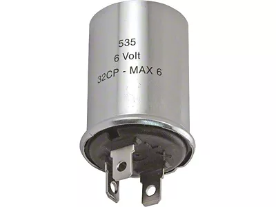 Model A Ford Turn Signal Flasher - 6 Volt - 3 Prong Type