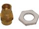 Connector & Nut/ Brass/ For Vacuum Wiper at Firewall