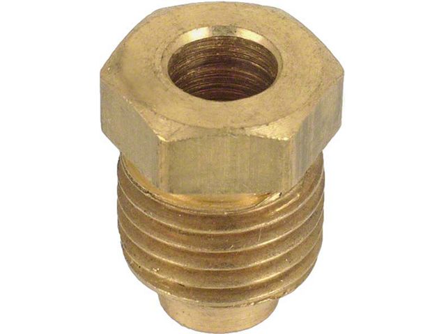 Model A Ford Vacuum Windshield Wiper Line Fitting - Brass