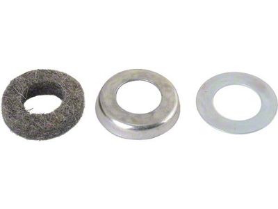 Model A Ford Water Pump Bearing Disc Felt & Washer Set - Front - 6 Pieces (Also works on 4 cylinder Model B)
