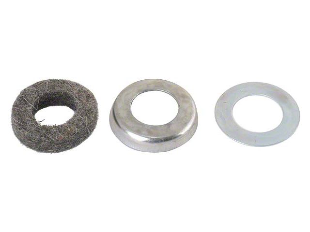 Model A Ford Water Pump Bearing Disc Felt & Washer Set - Front - 6 Pieces (Also works on 4 cylinder Model B)