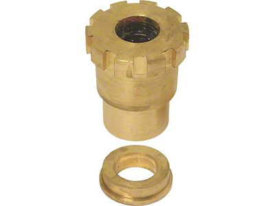 28-29/modern Style Brass Bushing & Pack Nut Set