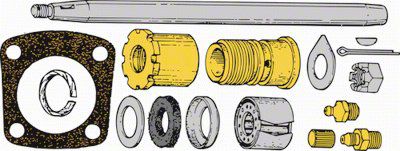 オールドアングルスミス Ecklers Water Pump Rebuild Kit/Stainless Steel Shaft (1928-1931