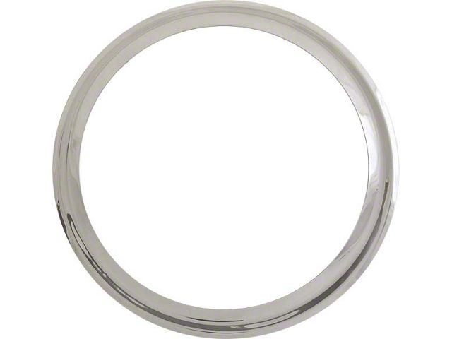 Model A Ford Wheel Trim Ring - 19 - Smooth Stainless Steel