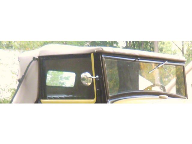 Model A Ford Window Glass Set - Cabriolet Slant Windshield 68C - Concours Quality